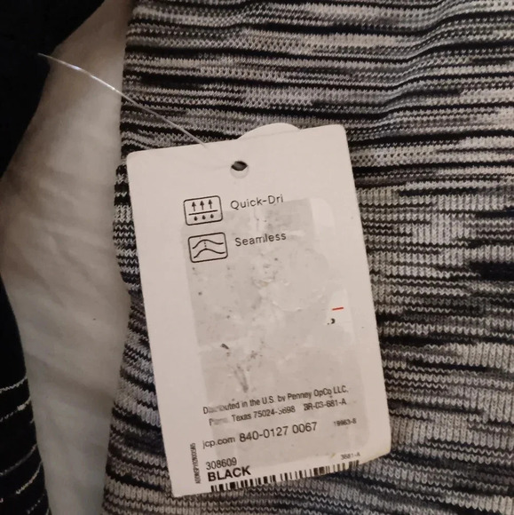 XERSION Womens NEW w/Tag Semi-Fit Long Sleeve 1/4 Zip Athletic Shirt Size S Blk - Picture 4 of 4